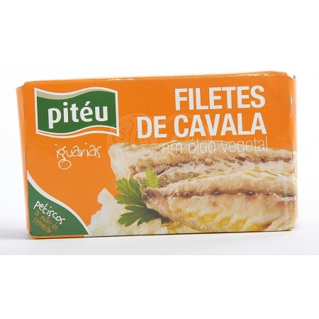 Filetes de Cavala em &Oacute;leo Vegetal Pit&eacute;u Iguarias