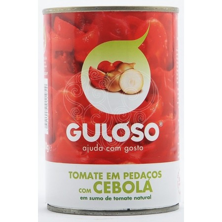 Tomate em Peda&ccedil;os com Cebola Guloso