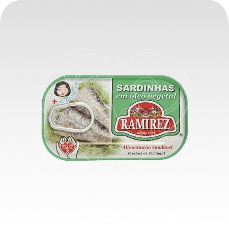Sardinhas em &Oacute;leo Vegetal Ramirez