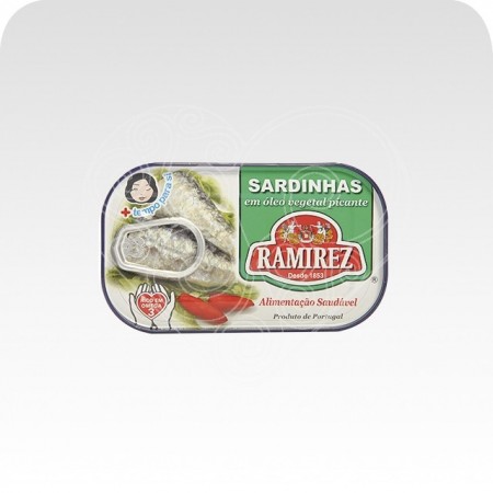Sardinhas em &Oacute;leo Vegetal c/ Piri-Piri Ramirez